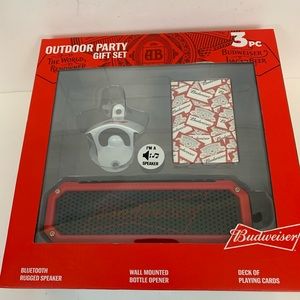 3-piece BUDWEISER  Outdoor Party Gift Set